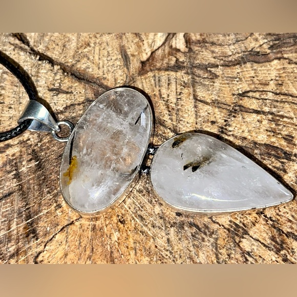 Rutilated Quartz Pendant 2 1/2” - Picture 3 of 8